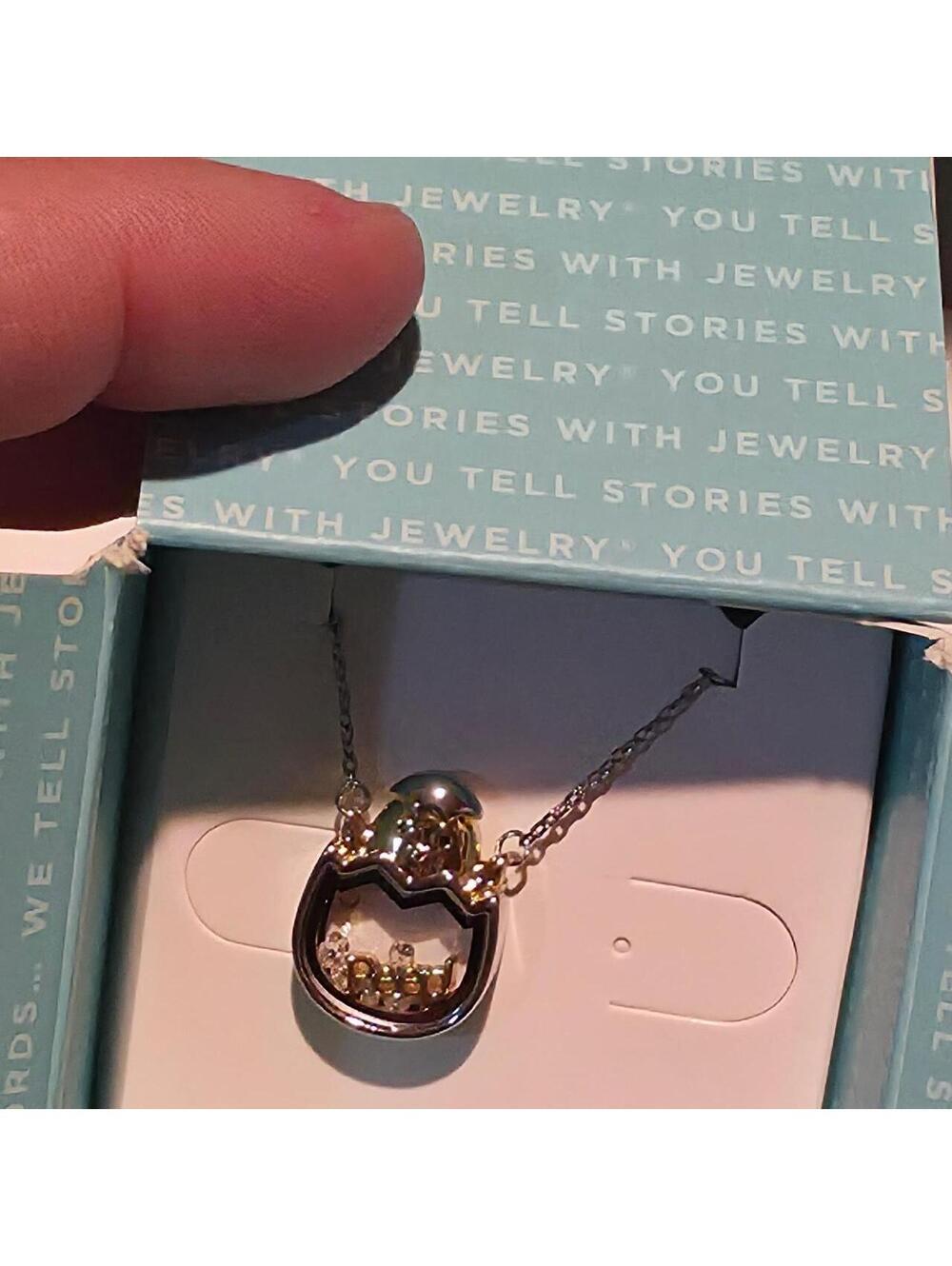 Origami Owl Easter Gold Silver Chick  CAPSULE LOCKETS NECKLACES w/ charms
